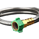 Stainless Steel Garden Hose with Brass Nozzle