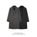 Double Breasted Men's Mid-length Over-the-knee High-grade Trench Coat