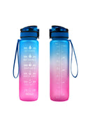 1000ml Transparent Kawaii Water Bottle with Infuser