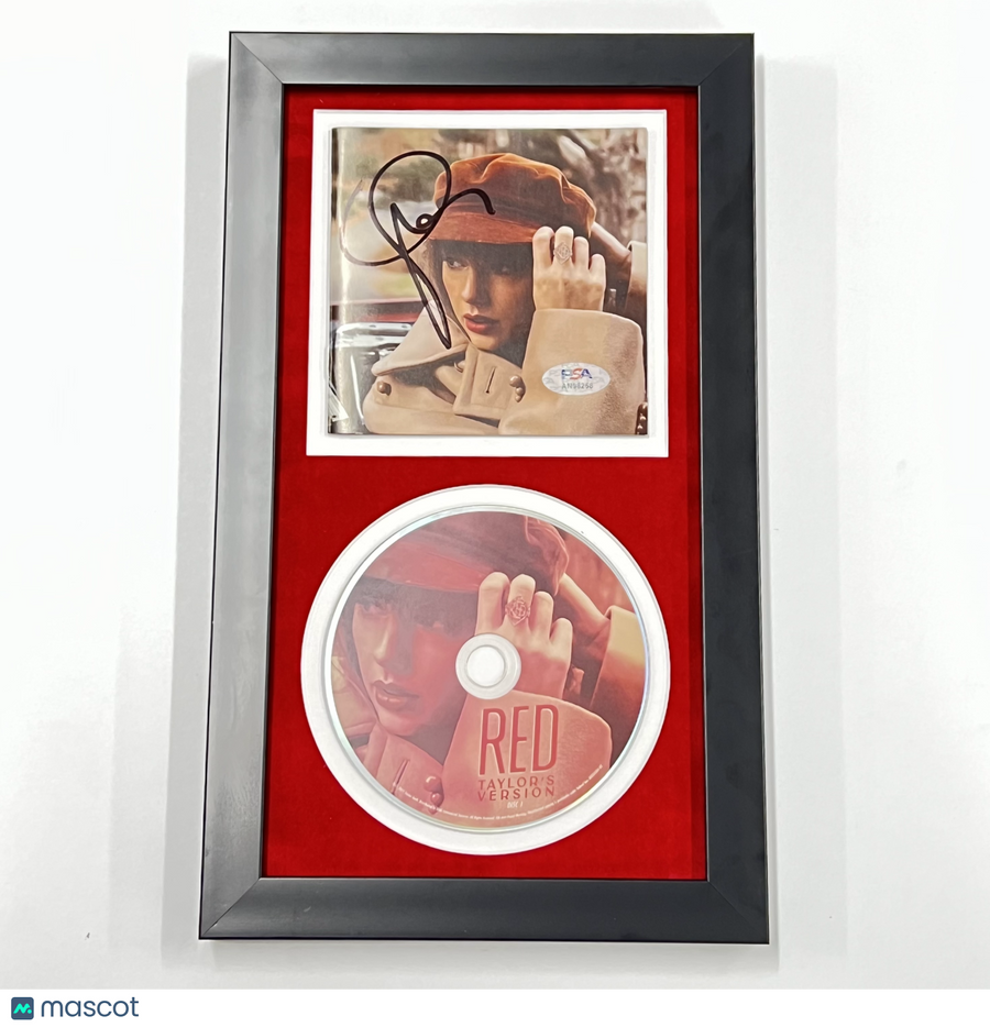 Taylor Swift Signed CD Cover Framed PSA/DNA RED Autographed