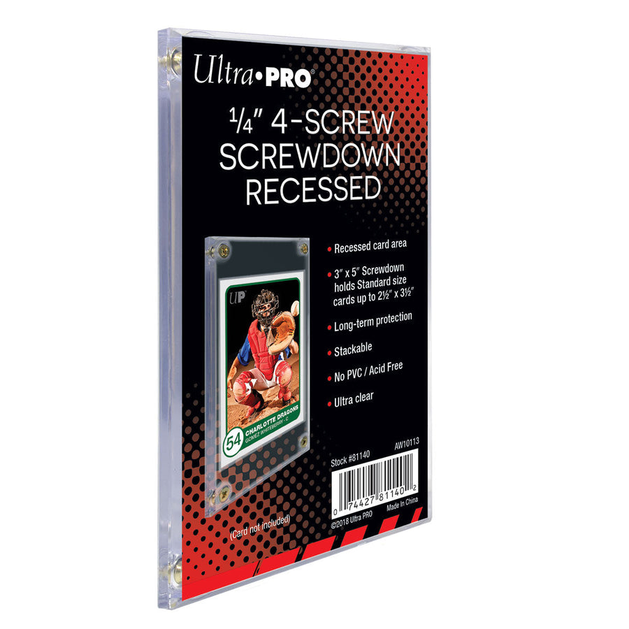 Ultra PRO: Screwdown Holder - Recessed (1/4