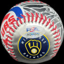 Ryan Dempster Signed MLB Baseball PSA Chicago Cubs & Milwaukee Brewers
