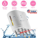 2 IN 1 Electric Scalp Massager And Hair Oil Applicator For Essential Oil Hair Growth Treatment Type-C Rechargeable IPX5 Waterproof Red Light Therapy V