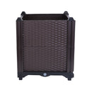 Raised Garden Bed Plant Growth Box with Self-watering System for Garden Patio Balcony Elevated Planter Box for Flowers Vegetables Herbs