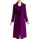 Winter Double-breasted Lapel Long Coat