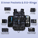 Fishing Backpack 42L with Rod Holders & 16 Pockets