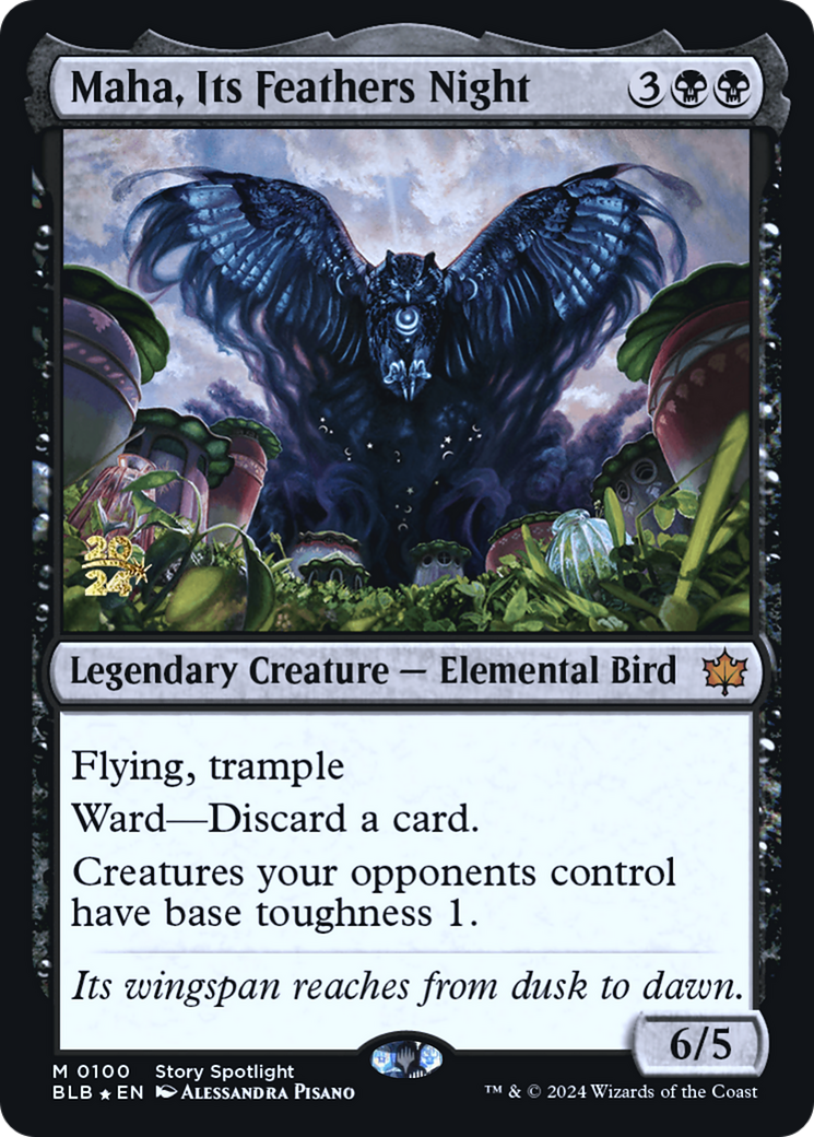 Maha, Its Feather Night [Bloomburrow Prerelease Promos]