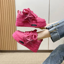 White Platform Board Shoes