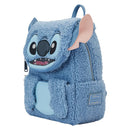 Loungefly Disney Lilo & Stitch Plush Sherpa Stitch Mini Backpack