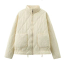 Loose, Oversized Quilted Lightweight Cotton-padded Jacket