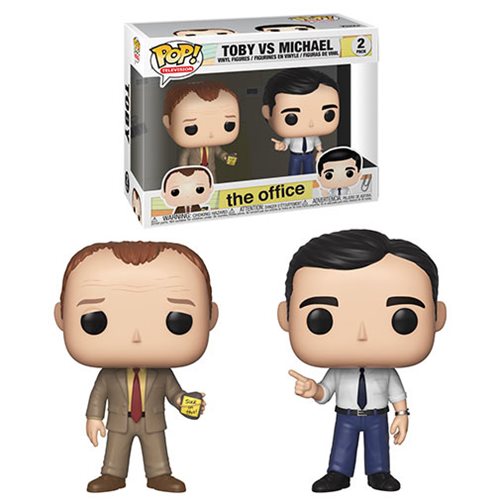 Funko POP! The Office - Toby Flenderson vs. Michael Scott 2-Pack Vinyl Figures