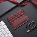 Sleek Ultra-thin Leather Card Holder