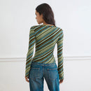 Summer New Sexy Trendy Cool Deep-V Neck Long Sleeves