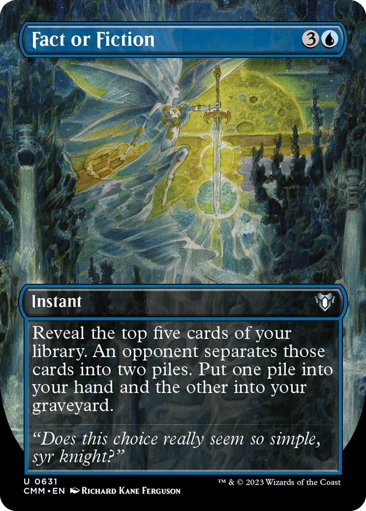 Fact or Fiction (CMM-631) - Commander Masters (Borderless)
