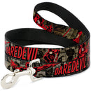 Dog Leash - DAREDEVIL Action Poses/Comic Panels Grays/Red