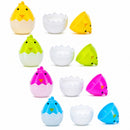 Set of 24 Assorted Colorful Chick Plastic Easter Eggs