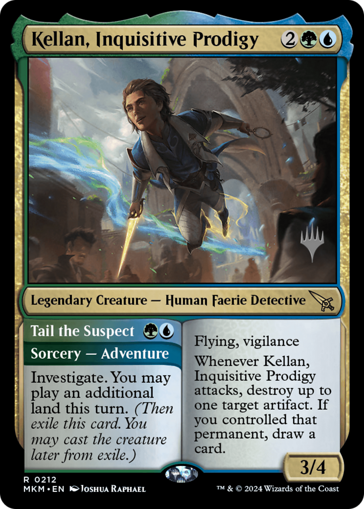 Kellan, Inquisitive Prodigy // Tail the Suspect (PPMKM-212) - Murders at Karlov Manor Promos
