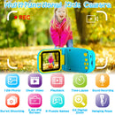 Kids Digital Camera Child Video Camera Children Camcorder Christmas Toy Birthday Gifts with 2.4in Screen 4X Digital Zoom 5 Games 32G MMC Card for 3-10