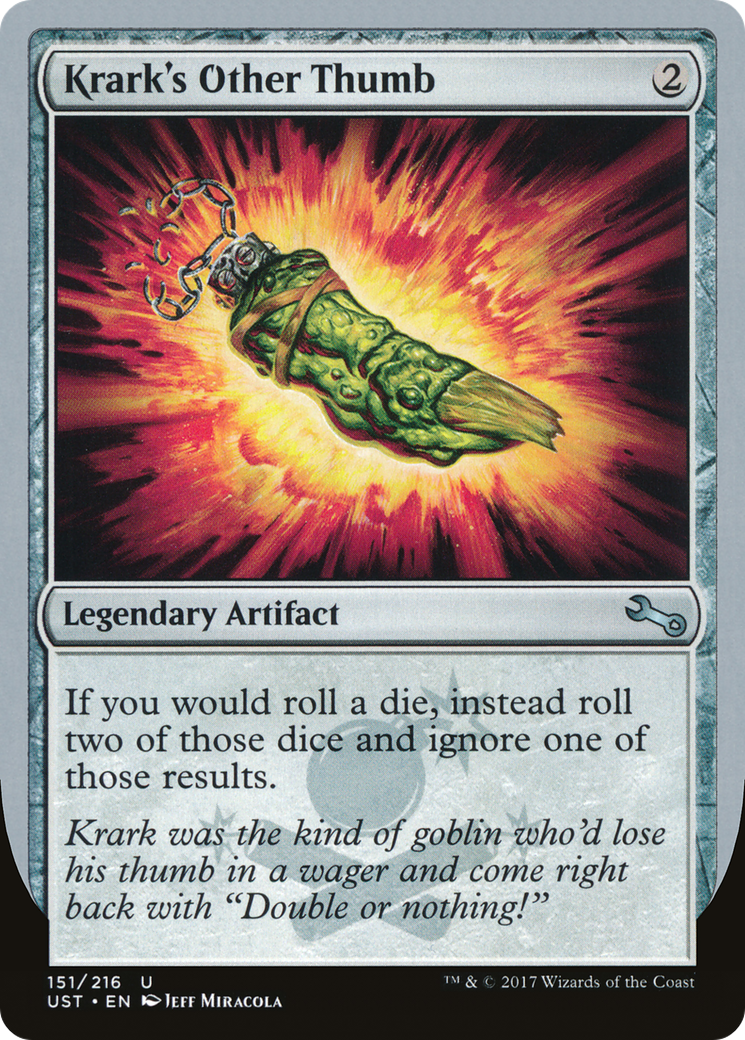 Krark's Other Thumb (UST-151) - Unstable Foil
