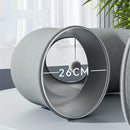 Round Cat Tunnel Nest Bed With Partial Cover And Summer Mat