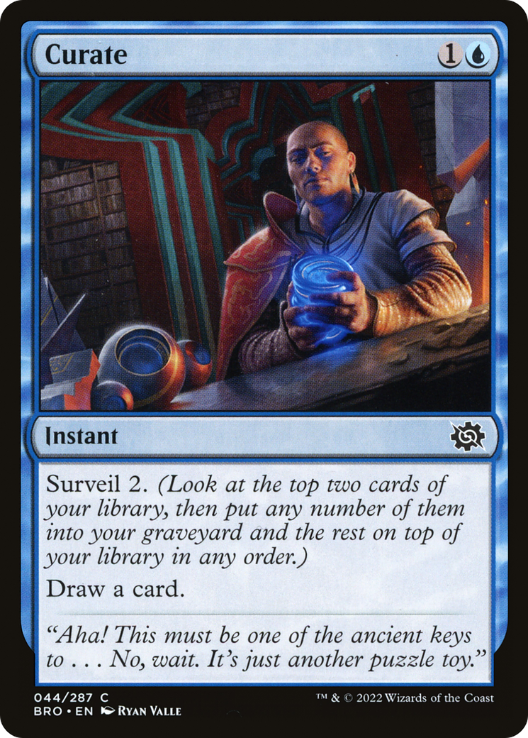 Curate (BRO-044) - The Brothers' War Foil