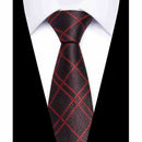 Usiness Striped Hand-stitched Polyester Tie