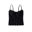 Womens Slim-fit Camisole With Built-in Padding Sheer And Alluring Base Top