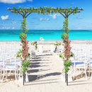 Beach Tent Sun Shelter with Canopy with Extended Floor and Vent Windows