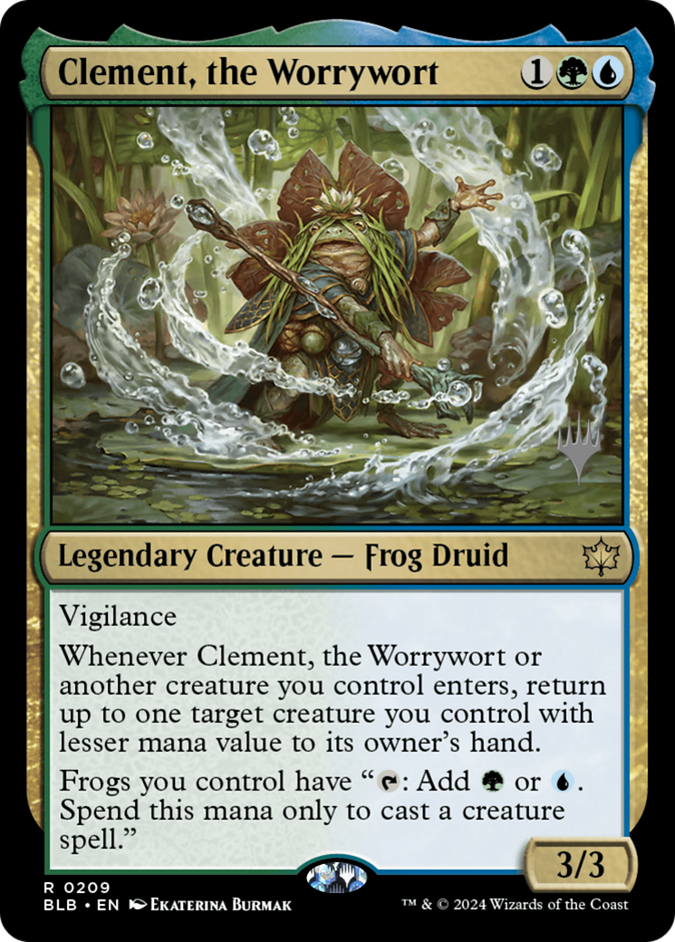 Clement, the Worrywort (PPBLB-209) - Bloomburrow Promos