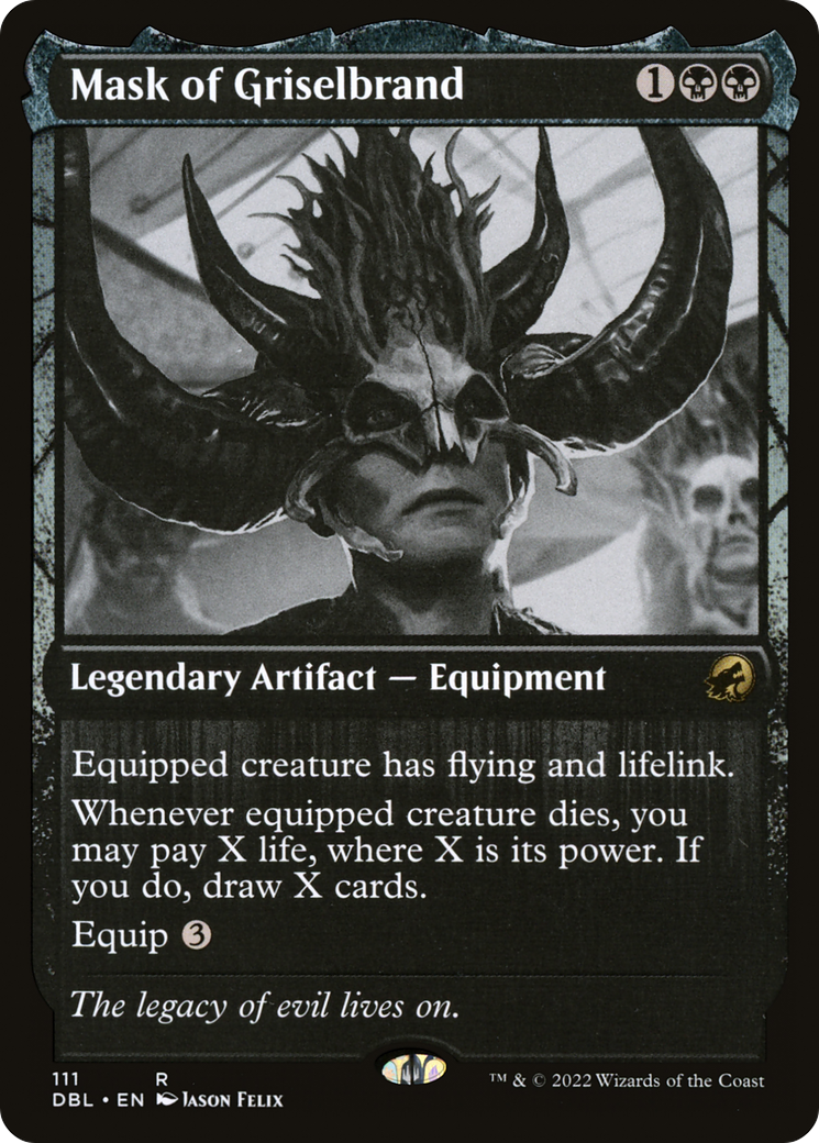 Mask of Griselbrand (DBL-111) - Innistrad: Double Feature Foil