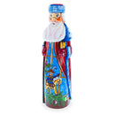 Ballerina & Nutcracker Hand Carved Solid Wooden Santa Figurine 11 Inches