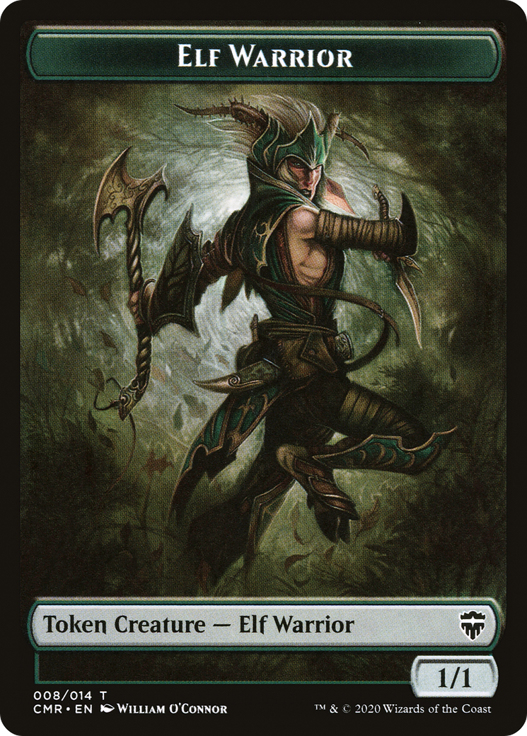 Elf Warrior (CMR-008) - Commander Legends Tokens Foil