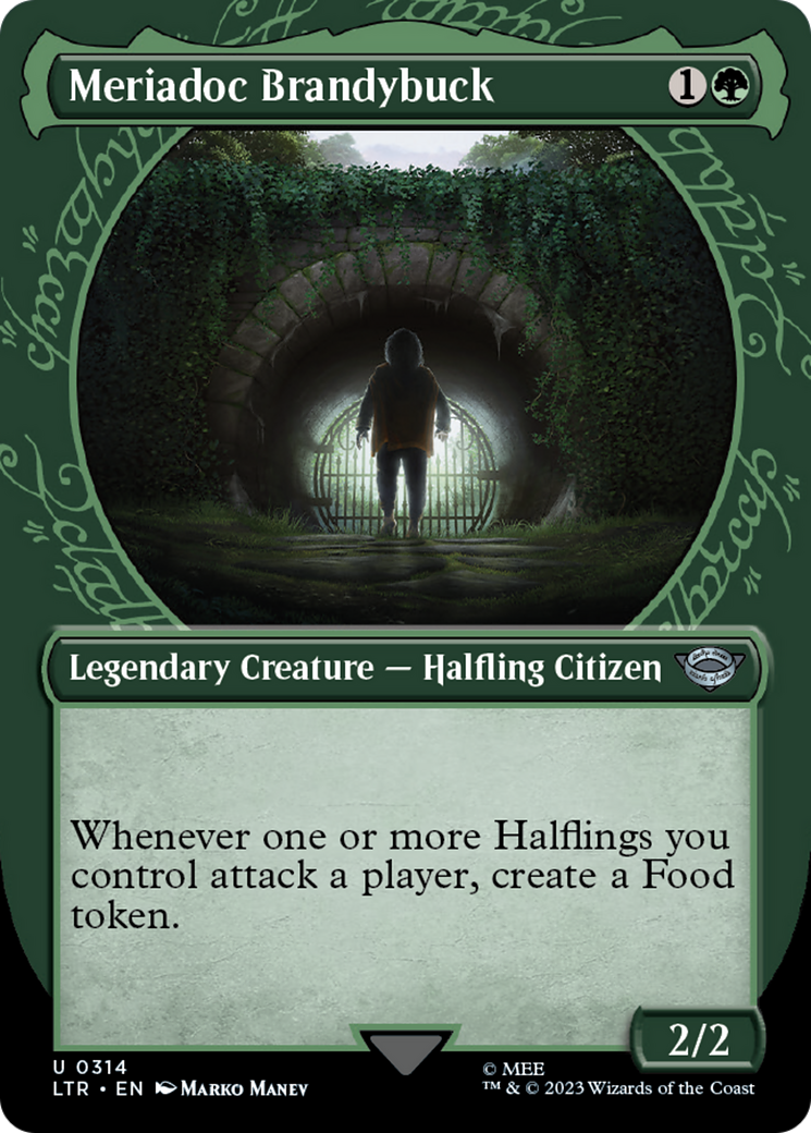 Meriadoc Brandybuck (LTR-314) - The Lord of the Rings: Tales of Middle-earth: (Showcase) (Borderless) Foil