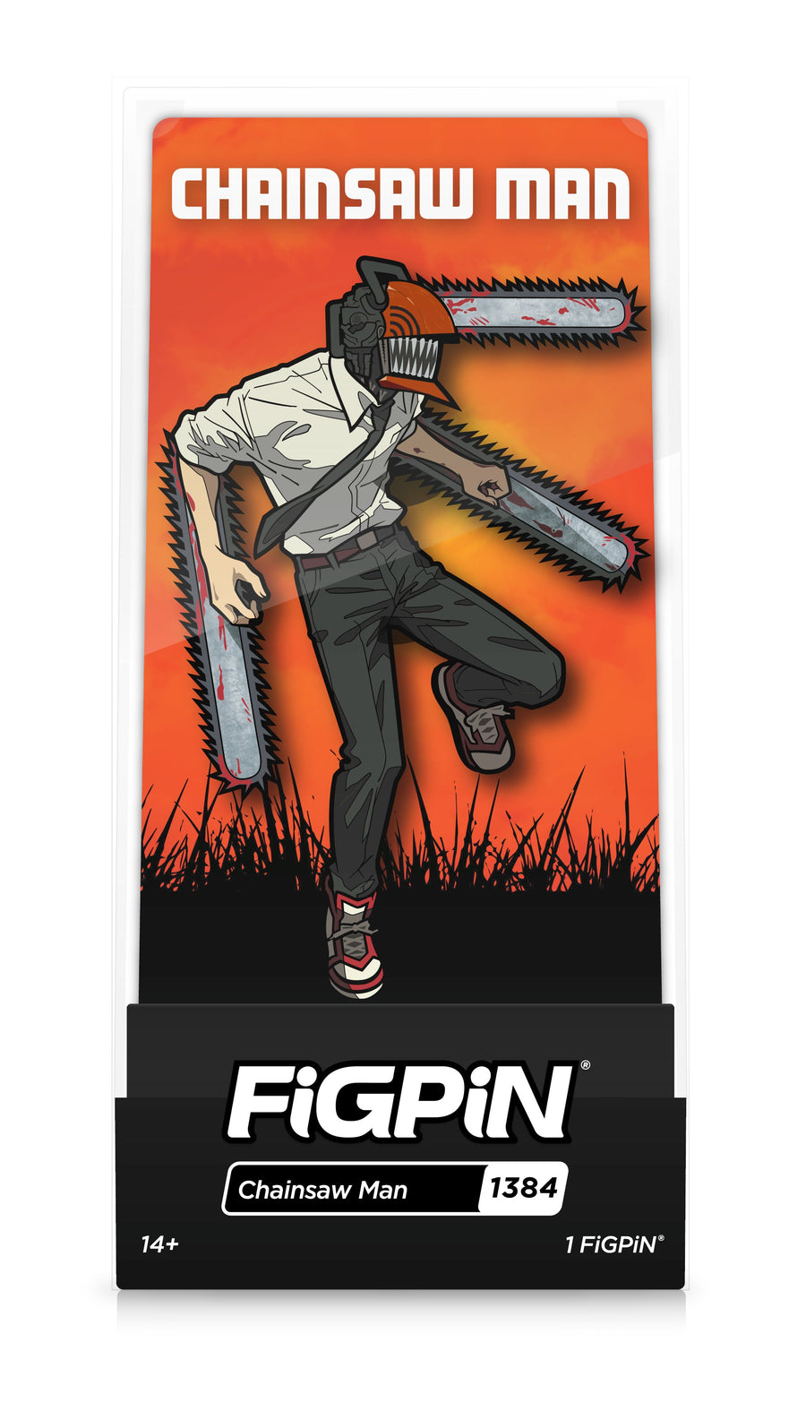 FiGPiN Classic: Chainsaw Man - Chainsaw Man (1384) (Edition Limited to 1000 Pieces) Action & Toy Figures Spastic Pops 