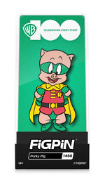 FiGPiN Classic: WB100 - Porky Pig as Robin (1468) (Edition Limited to 750 Pieces) Action & Toy Figures Spastic Pops 