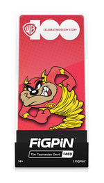 FiGPiN Classic: WB100 - The Tazmanian Devil as The Flash (1469) (Edition Limited to 750 Pieces) Action & Toy Figures Spastic Pops 