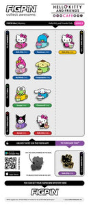 FiGPiN Mystery: Hello Kitty and Friends Mystery Series 3 - Single Random Mystery Pin Action & Toy Figures Spastic Pops 