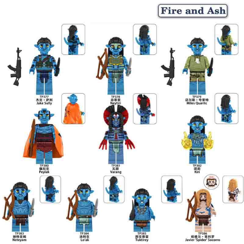 Avatar: Fire & Ash Set of 10 Lego Compatible Minifigures