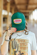 Fishin' Beats Workin' Patch Trucker Hat