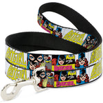 Dog Leash - BATGIRL Panels Yellow/Pink