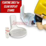 Floating Figure Shelves for Clear Stand Bases | For all your Funko Pops with plastic stands | Comes with command strips! | Funko Pop Floating Shelf