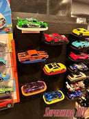 Floating Shelf for Hot Wheels or 1:64 Vehicles | Space-saving wall mount for Matchbox or Hot Wheels Display | Command strip included