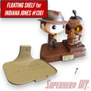 Floating Shelf for Indiana Jones #1361 Funko Pop! Movies Deluxe Light Up
