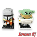 Floating Shelf for LEGO® BRICKHEADZ | Securely display your favorite builds