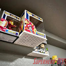 Floating Shelves for Funko Pop! DELUXE Box or Super 6-INCH fits 6.5W X 5.5D | Fits Soft Plastic Box Cases/Protectors