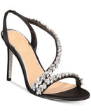 Jewel Badgley Mischka Java Embellished Evening Sandals, Size 7/Black