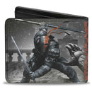 Bi-Fold Wallet - DEATHSTROKE Arkham Origins Action Pose Snow Grays Red