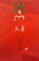 [FOIL] Scarlet Witch #4 Unknown Comics David Nakayama Exclusive Foil Virgin Color Bleed Var (04/05/2023)