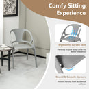 Folding Dining Chairs Set of 2 with Armrest and High Backrest