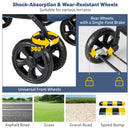 Folding Pet Stroller for Small and Medium Pets with Breathable Mesh andx One-Button Foldable